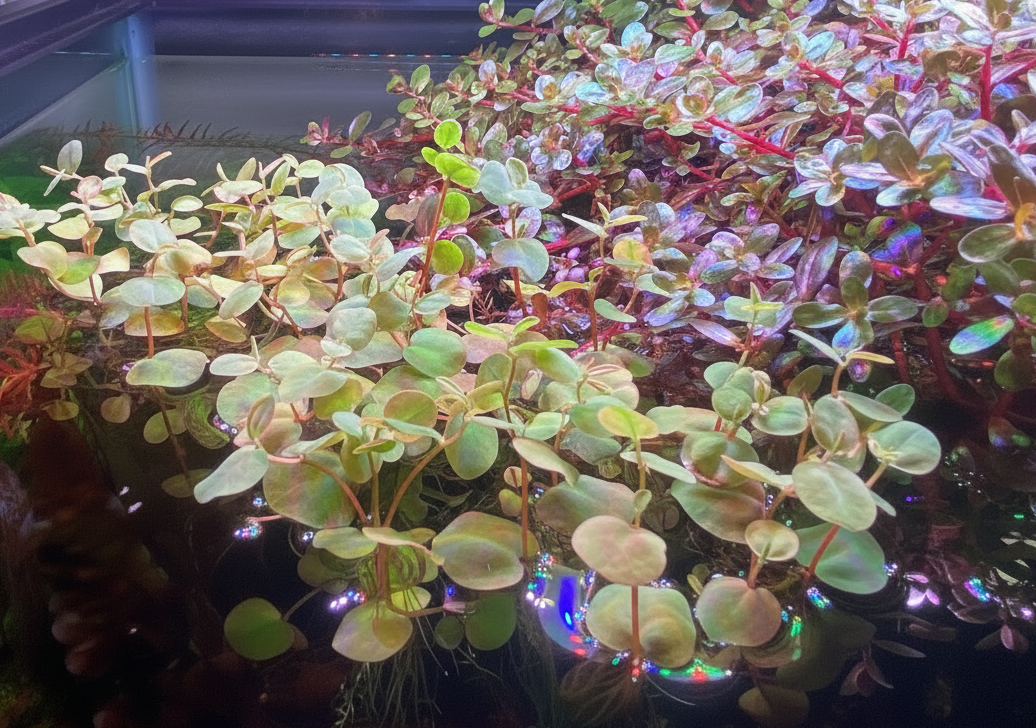 Stacked Red Root Floaters – Live Floating Aquarium Plant (80+ Leaves)